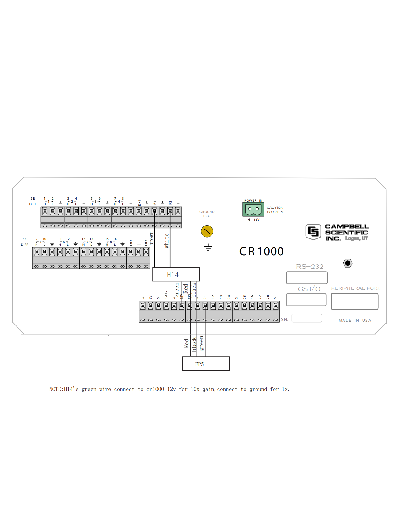 CR1000 Wiring Diagram